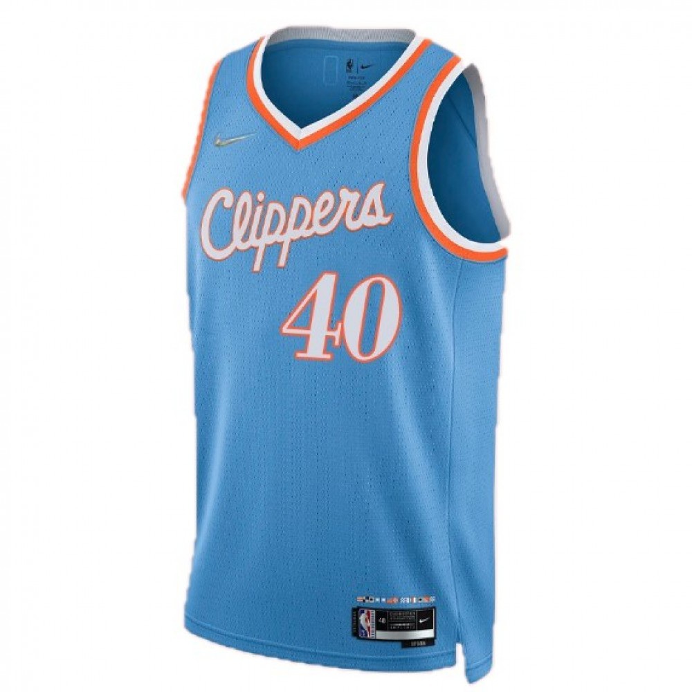 Men's Los Angeles Clippers Ivica Zubac #40 Blue 2021 Swingman NBA Jersey - Icon Edition-Pro Kit Vault | Brand New 26/27 Sports Jerseys